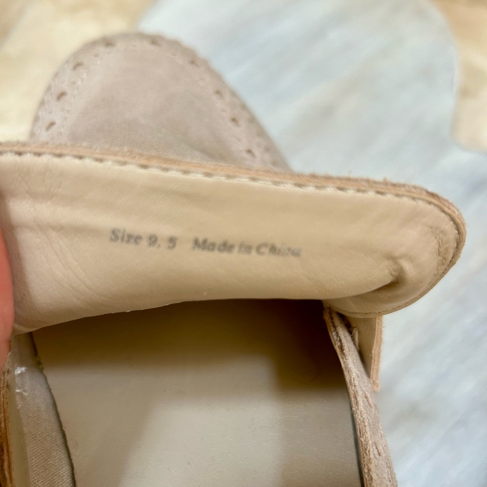 Dolce Vita Blush Suede Platform Loafers - Picture 6 of 8